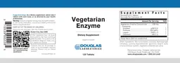 Label for Vegetarian Enzyme