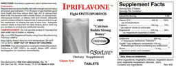 Label for Ipriflavone