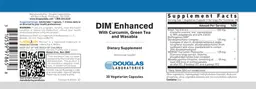 Label for DIM Enhanced with Curcumin, Green Tea and Wasabia