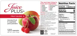 Label for Fruit Blend +