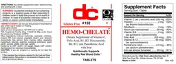 Label for Hemo-Chelate