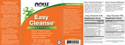 Label for Easy Cleanse A.M.