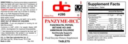 Label for Panzyme-HCL