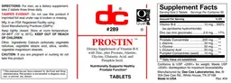 Label for Prostin