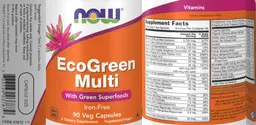 Label for EcoGreen Multi Iron-Free