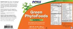 Label for Green PhytoFoods