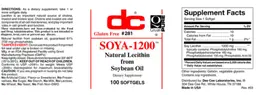 Label for Soya-1200