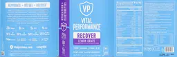 Label for RECOVER Lemon Grape