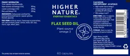Label for Flax Seed Oil