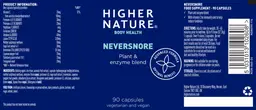 Label for Neversnore