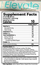 Label for Elevate Smart Coffee