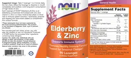 Label for Elderberry & Zinc