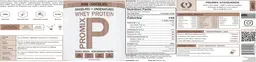 Label for Whey Protein Raw Chocolate