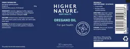 Label for Oregano Oil