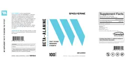 Label for Beta-Alanine Unflavored