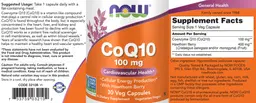Label for CoQ10 100 mg