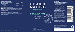 Label for Sea Calcium