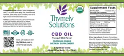 CBD Oil Tranquil Mint Flavor