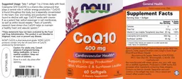 Label for CoQ10 400 mg