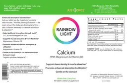 Label for Calcium With Magnesium & Vitamin D3