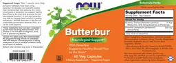 Label for Butterbur