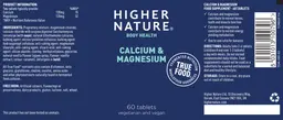 Label for Calcium & Magnesium