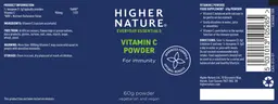 Label for Vitamin C Powder