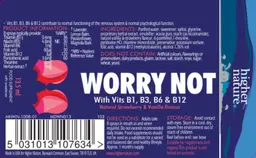 Label for Worry Not