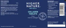 Label for Collagen Tablets