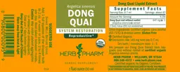 Label for Dong Quai
