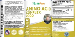 Label for Amino Acid Complex 2000
