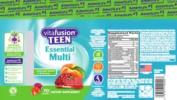 Label for Teen Essential Multi