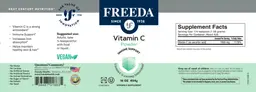 Label for Vitamin C Powder