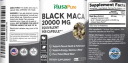 Label for Black Maca