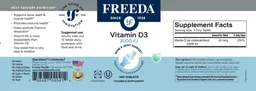 Label for Vitamin D3 2000 IU