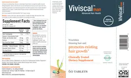 Label for Viviscal Man Advanced Hair Health