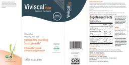 Label for Viviscal Man Advanced Hair Health