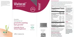 Label for Viviscal Advanced Hair Health
