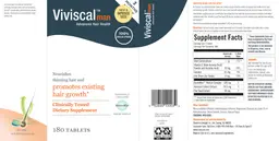 Label for Viviscal Man Advanced Hair Health