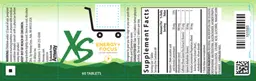 Label for XS Energy + Focus