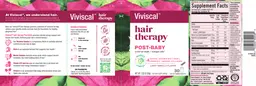 Label for Hair Therapy Post-Baby Light Vanilla Flavor