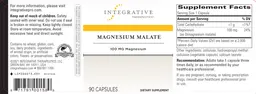 Label for Magnesium Malate