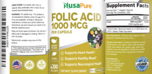 Folic Acid 1000 mcg