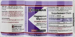 Magnesium Glycinate Bio-Max Series