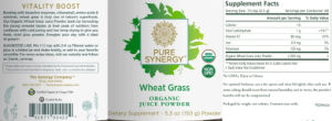 Organic Wheat Grass Juice Powder