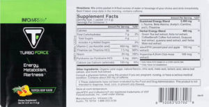 TurboForce Tropical Berry Flavor