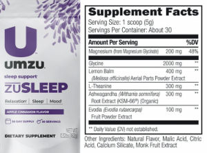 ZuSleep Apple Cinnamon Flavor