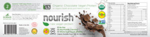 Nourish Raw Vegan Protein Organic Chocol