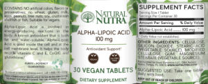 Alpha-Lipoic Acid 100 mg