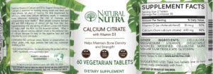 Calcium Citrate with Vitamin D3